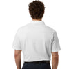 Devon & Jones Men's White Seaton Pebble Textured Polo