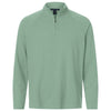 Devon & Jones Men's Balsam Green Seaton Pebble Textured Quarter-Zip Pullover