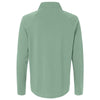 Devon & Jones Women's Balsam Green Seaton Pebble Textured Quarter-Zip Pullover