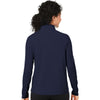 Devon & Jones Women's Navy Raleigh Stretch Quarter-Zip Pullover