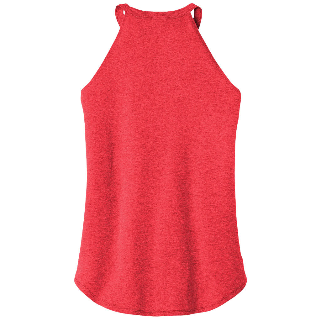 District Women's Red Frost Perfect Tri Rocker Tank