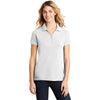 Eddie Bauer Women's White Cotton Pique Polo