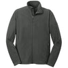 Eddie Bauer Men's Grey Steel Full-Zip Microfleece Jacket