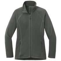 Eddie Bauer Women's Grey Steel Full-Zip Microfleece Jacket