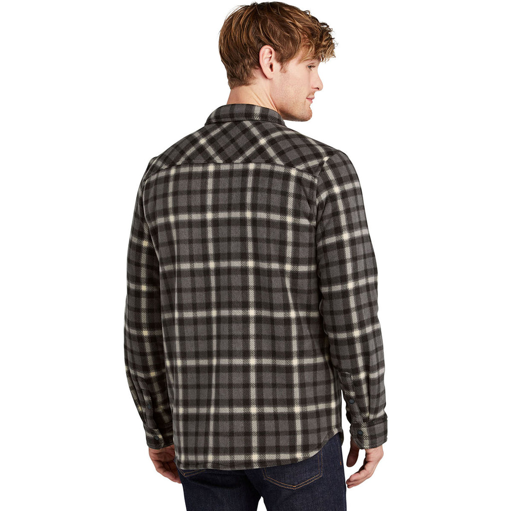 Eddie Bauer Men's Grey Steel/ Bone Woodland Shirt Jacket