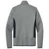 Eddie Bauer Men's Grey Heather Full-Zip Heather Stretch Fleece Jacket