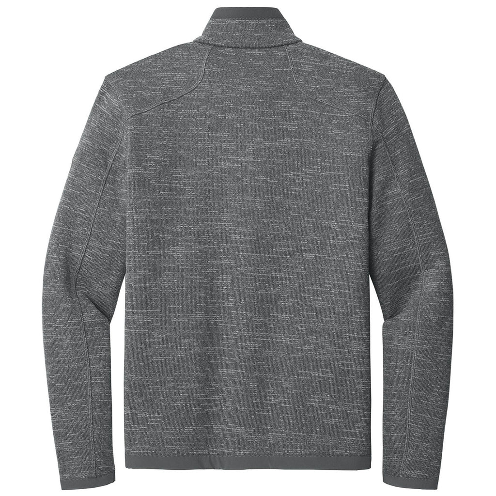 Eddie Bauer Men's Dark Grey Heather Sweater Fleece Full Zip