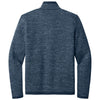 Eddie Bauer Men's River Blue Heather Sweater Fleece Full Zip
