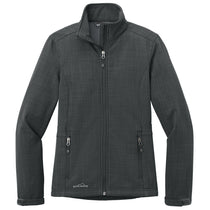 Eddie Bauer Women's Grey Shaded Crosshatch Softshell Jacket