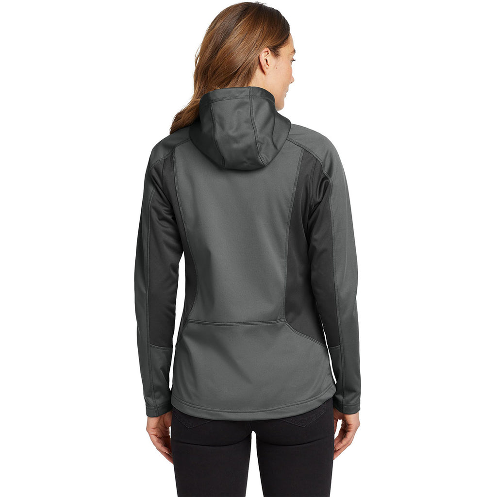 Eddie Bauer Women's Metal Grey/Grey Steel Trail Soft Shell Jacket