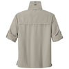 Eddie Bauer Men's Driftwood Beige L/S Performance Fishing Shirt