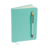 Logomark Aqua Manhattan II Gift Set w/Magnetic Journal & Recycled Pen