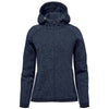 Stormtech Women's Navy Heather Avalante Full Zip Fleece Hoody