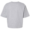 American Apparel Women's Heather Grey French Terry Mid-Length Boxy Top