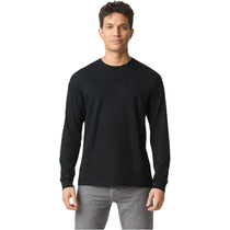 Gildan Unisex Pitch Black Softstyle CVC Long Sleeve T-Shirt