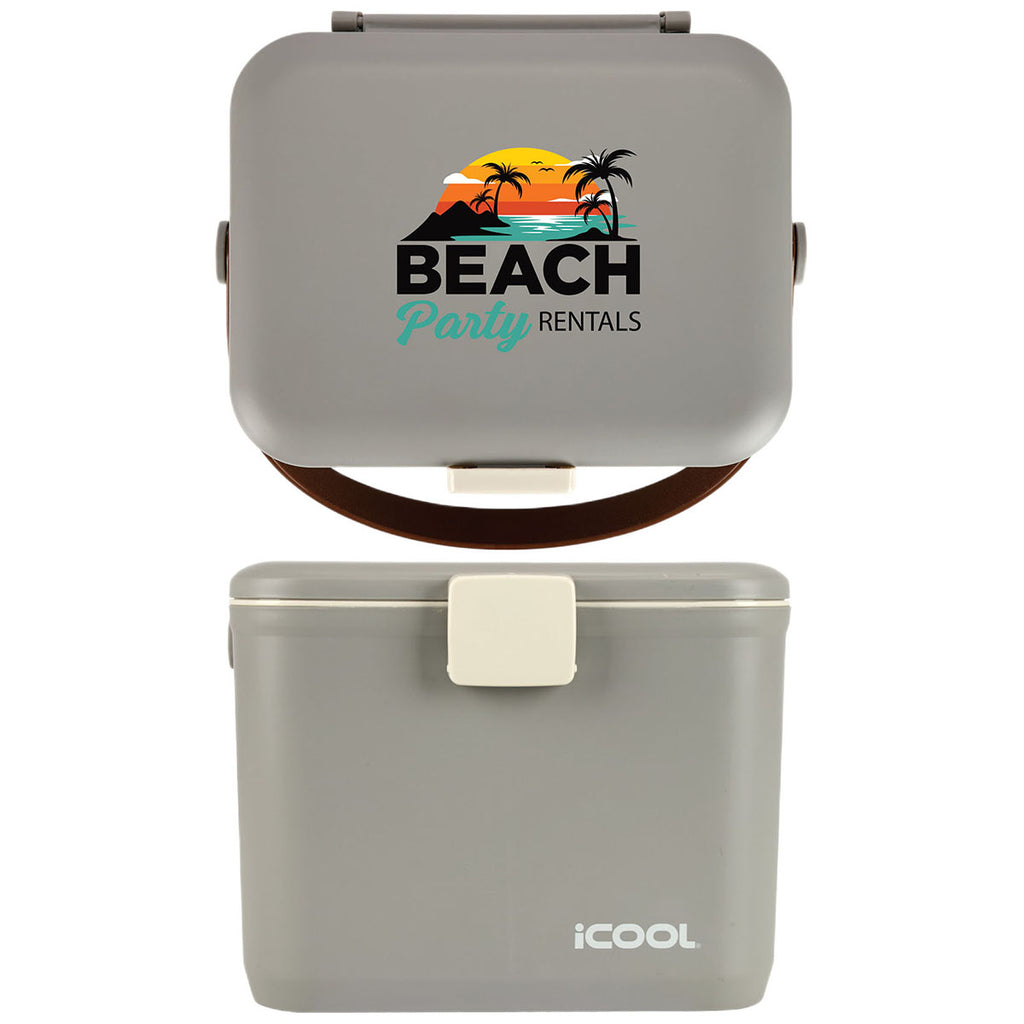 iCOOL Grey Hale 18-Can, 10.5 Qt Hard Sided Cooler