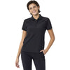 Levelwear Women's Black Tandem Polo