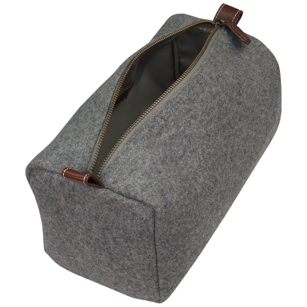 Heritage Gear Grey/Tan Wool Dopp Kit
