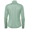 Stormtech Women's Ice Blue Heather Milano Quarter Zip Pullover