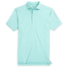 Johnnie-O Men's Tropical Celeste Lyndonn Striped Jersey Performance Polo