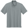 Port Authority Men's Light Sterling Grey Dry Zone Stain-Release Grid Polo