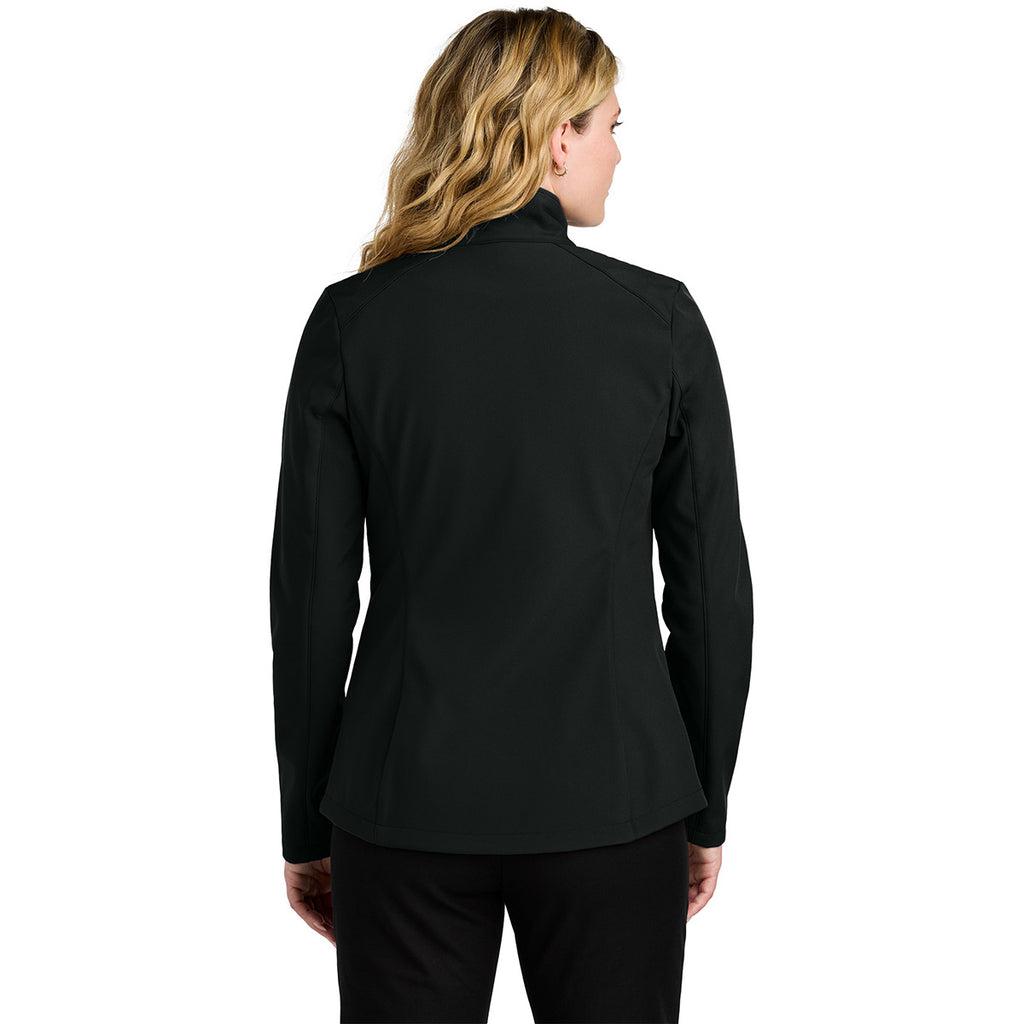 Port Authority Women's Deep Black C-FREE Core Soft Shell