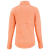 Cutter & Buck Women's College Orange Heather Peshastin Eco Recycled Half Zip Pullover