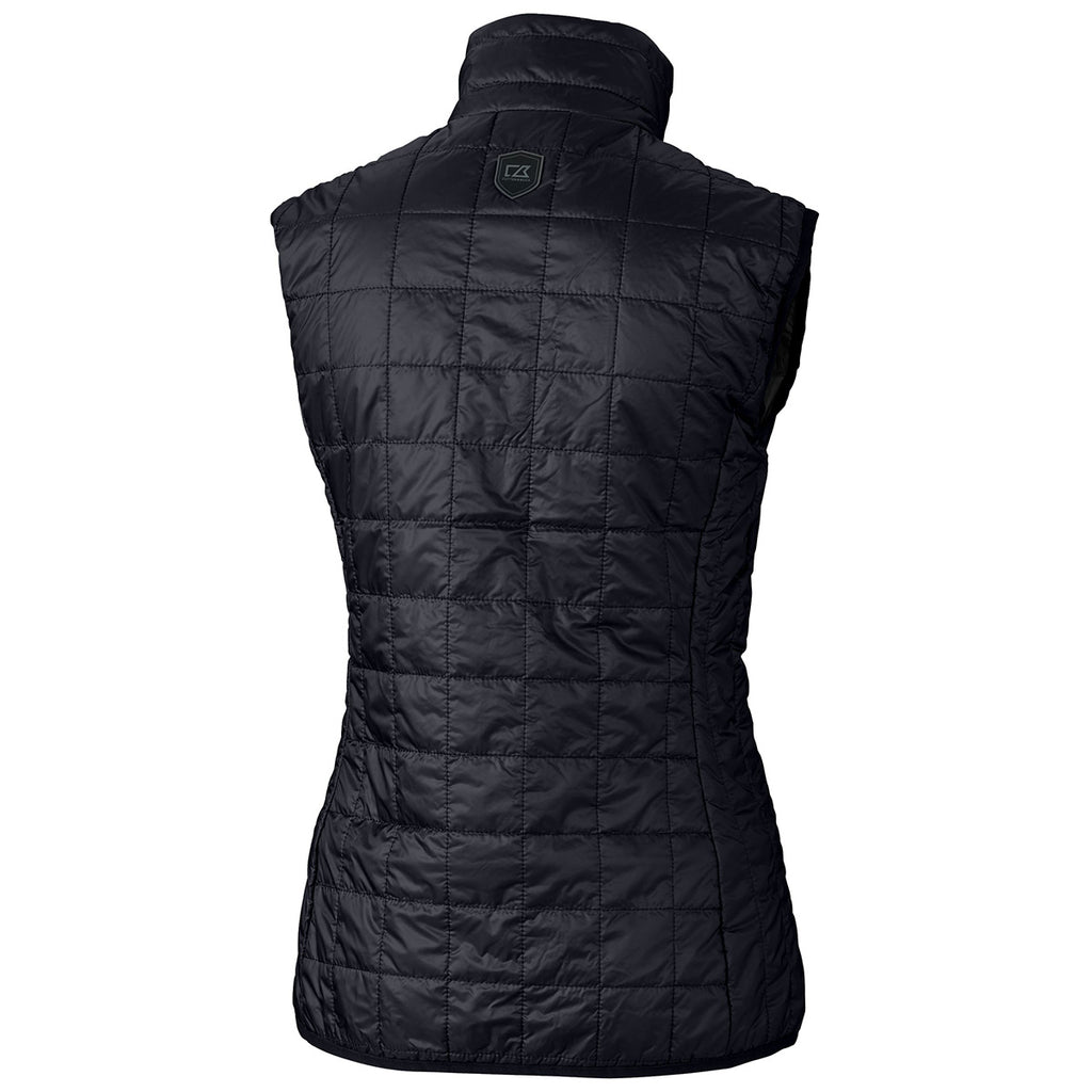 Cutter & Buck Women's Dark Navy/Silver Melange Rainier Vest