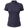 Greyson Women's Maltese Blue Short Sleeve Halley Quarter Zip II