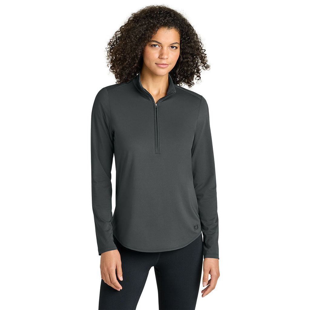 OGIO Women's Tarmac Grey Regain 1/2-Zip