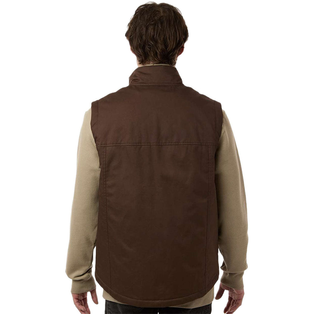 Harriton Unisex Dark Mocha ClimaBloc Station Vest