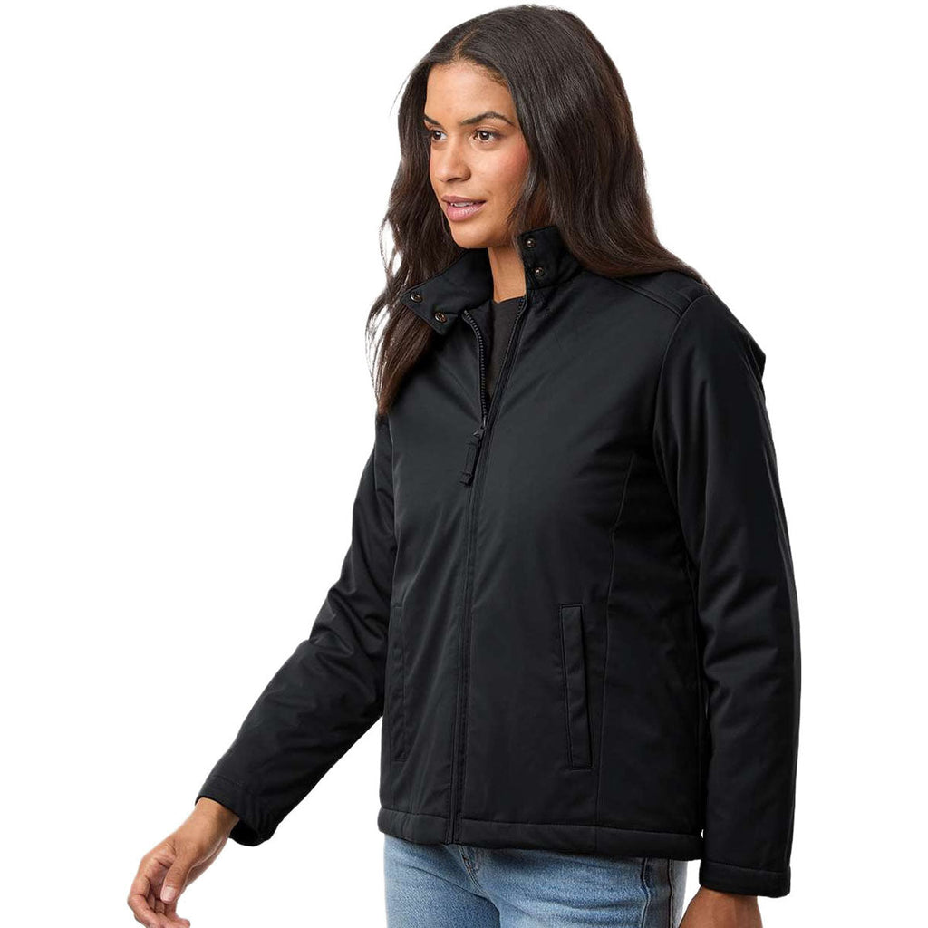 Harriton Women's Black Guardian Insulated Utility Jacket