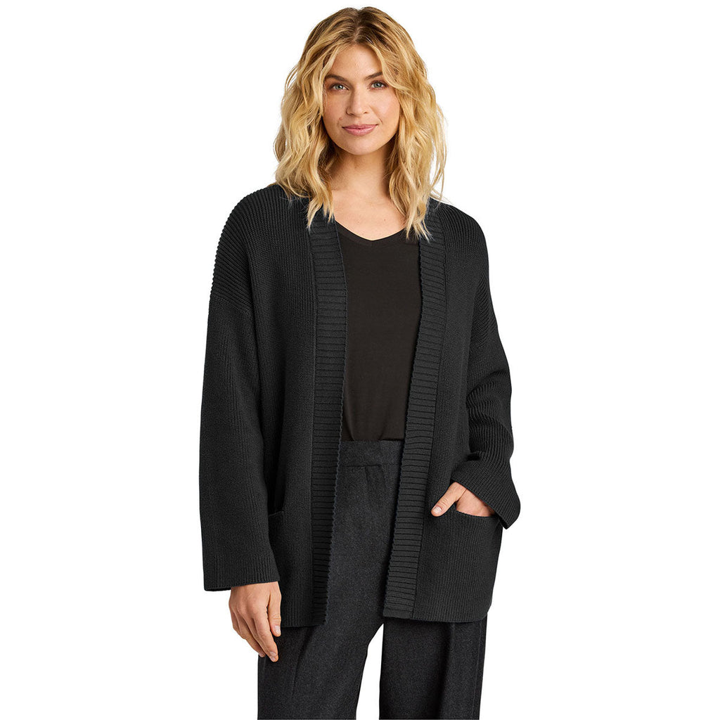 Mercer+Mettle Women's Deep Black Open Cardi