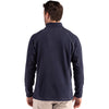 Clique Men's Dark Navy Powder Recycled Fleece Quarter Zip Pullover