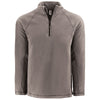 Clique Men's Pure Slate Powder Recycled Fleece Quarter Zip Pullover