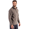 Clique Men's Pure Slate Powder Recycled Fleece Quarter Zip Pullover
