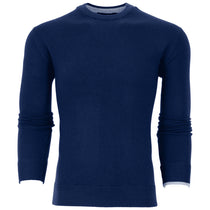Greyson Men's Maltese Blue Tomahawk Cashmere Crewneck Sweater
