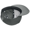 New Era Charcoal Pivot Flat Bill Snapback Cap