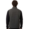 North End Men's Black/Grey Jasper Jacquard Fleece Vest