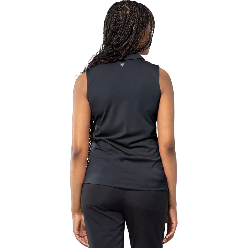 Levelwear Women's Black Treasure Polo