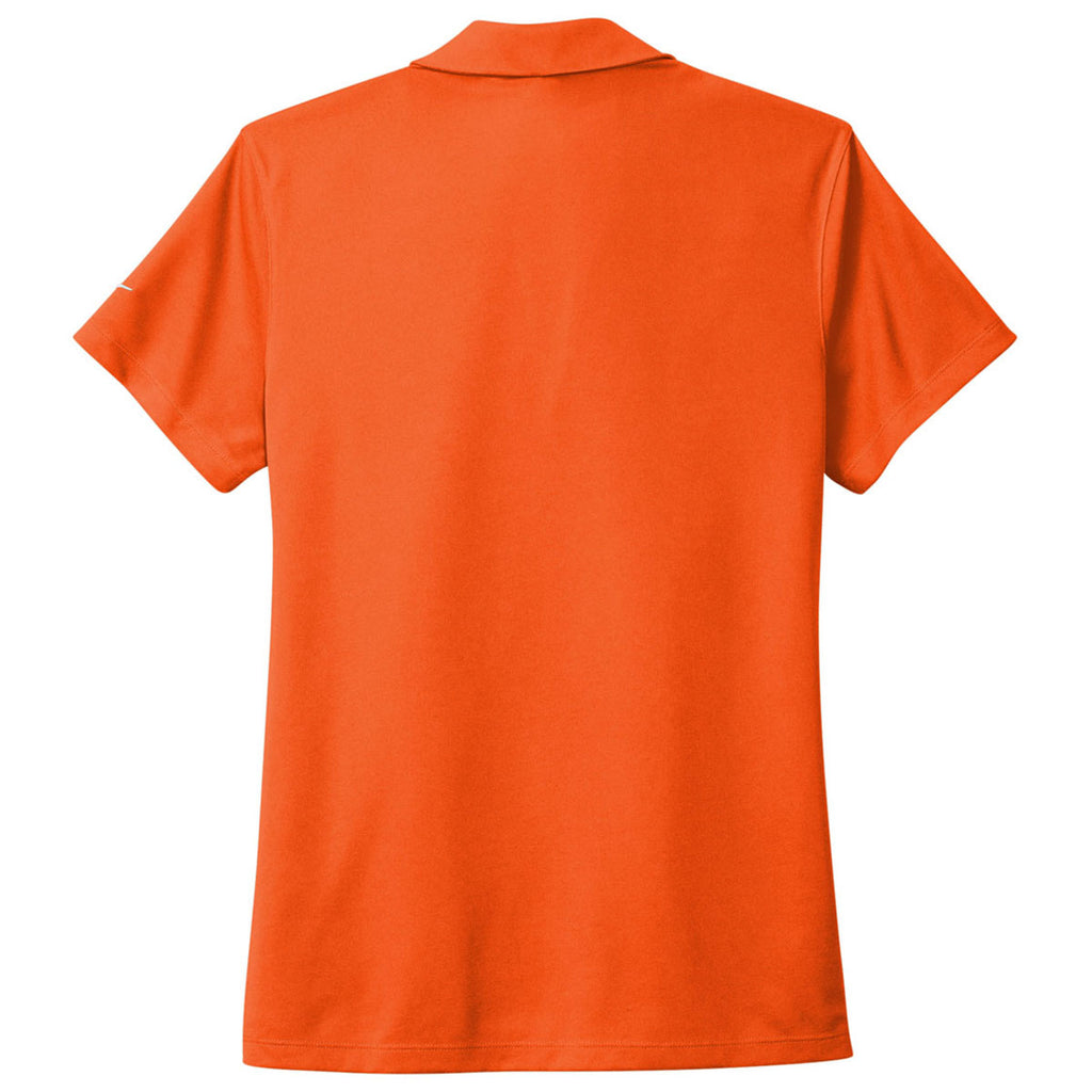 Nike Women's Brilliant Orange Dri-FIT Micro Pique 2.0 Polo