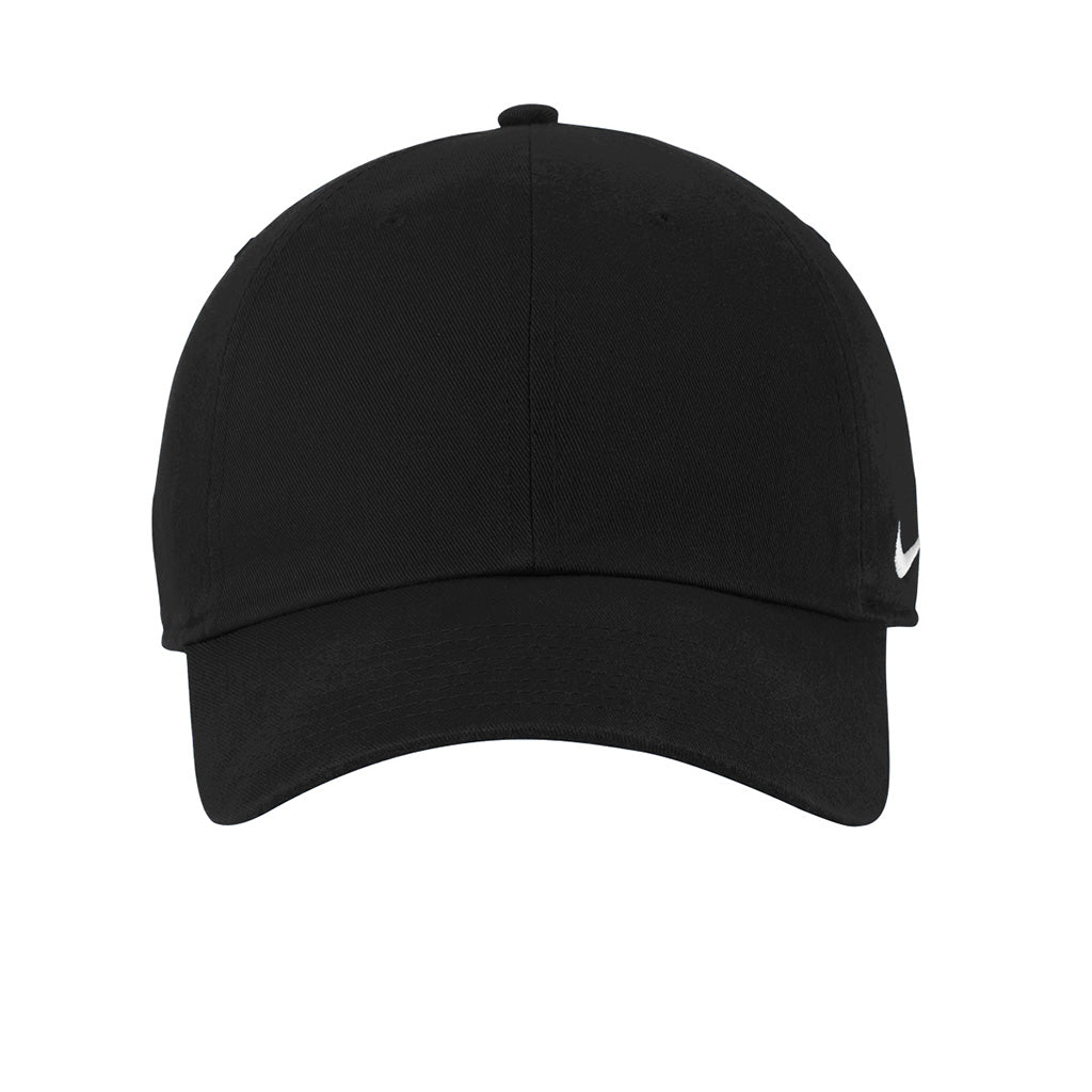 Nike Black Heritage Cotton Twill Cap