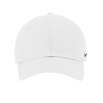 Nike White Heritage Cotton Twill Cap