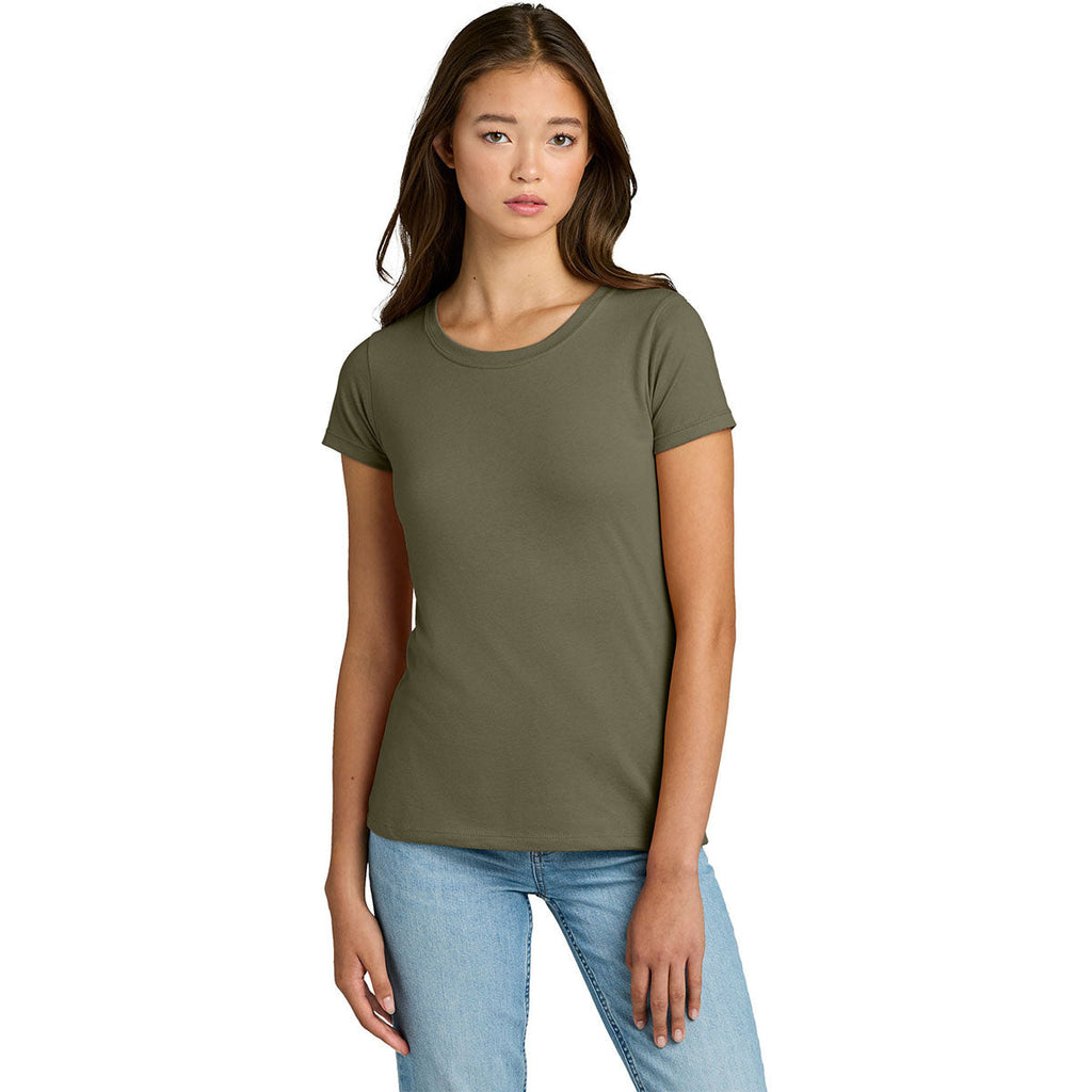 Next Level Women's Military Green Ideal Tee