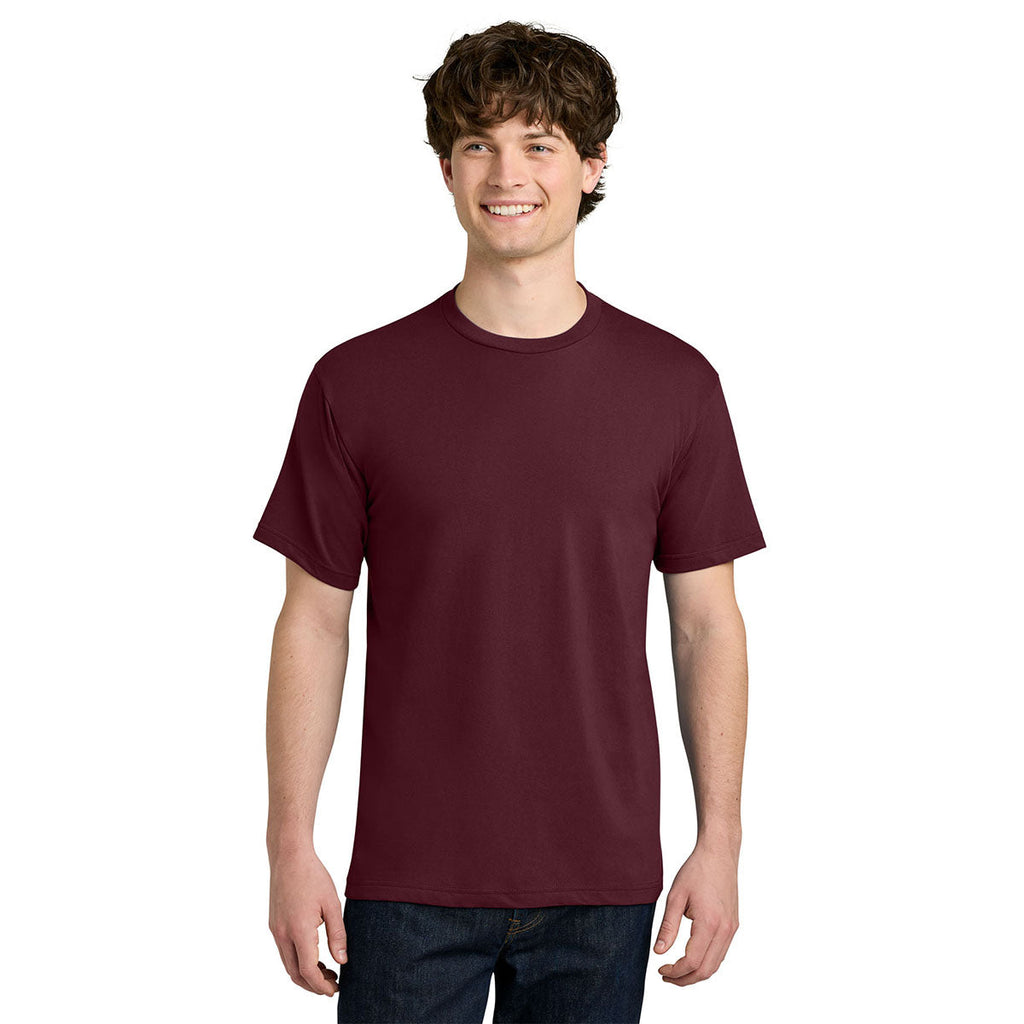 Next Level Men's Maroon Apparel Ideal Jersey Tee