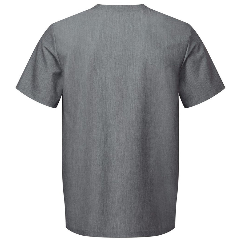 Onna Men's Dynamo Grey Limitless V-Neck Stretch Scrub Top
