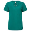 Onna Women's Clean Green Limitless V-Neck Stretch Scrub Top
