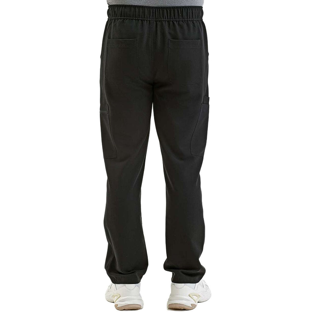 Onna Men's Black Relentless Stretch Cargo Scrub Pants
