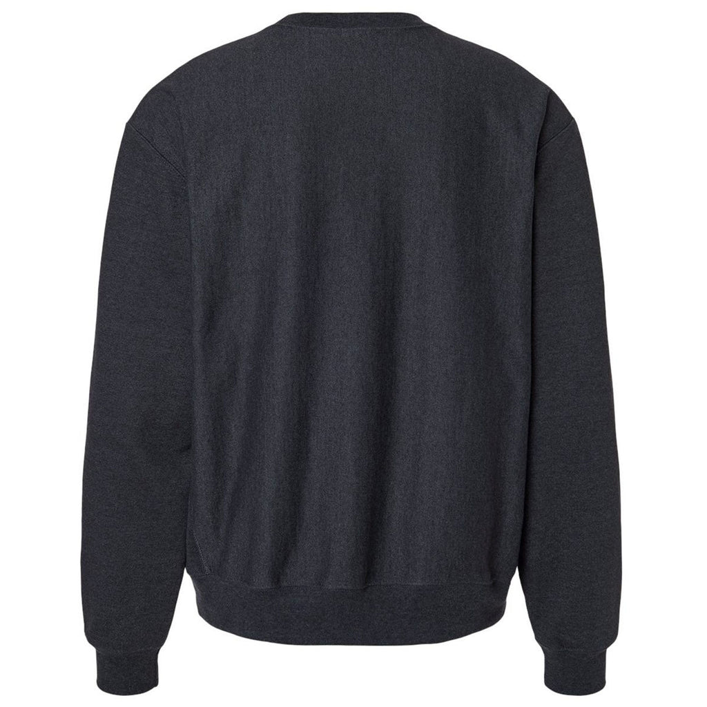 Hanes Unisex Charcoal Heather Beefy Sweats Premium Heavyweight Crewneck Sweatshirt