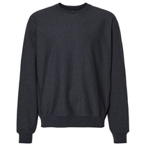 Hanes Unisex Charcoal Heather Beefy Sweats Premium Heavyweight Crewneck Sweatshirt